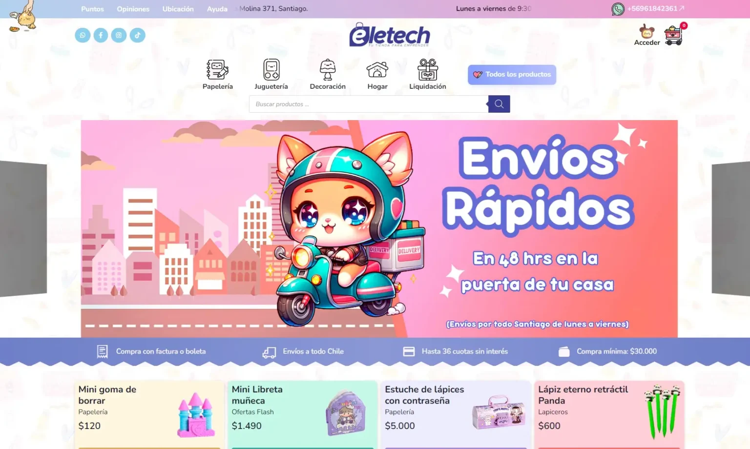 Eletech.cl — Tienda mayorista electrónica con precios dinámicos