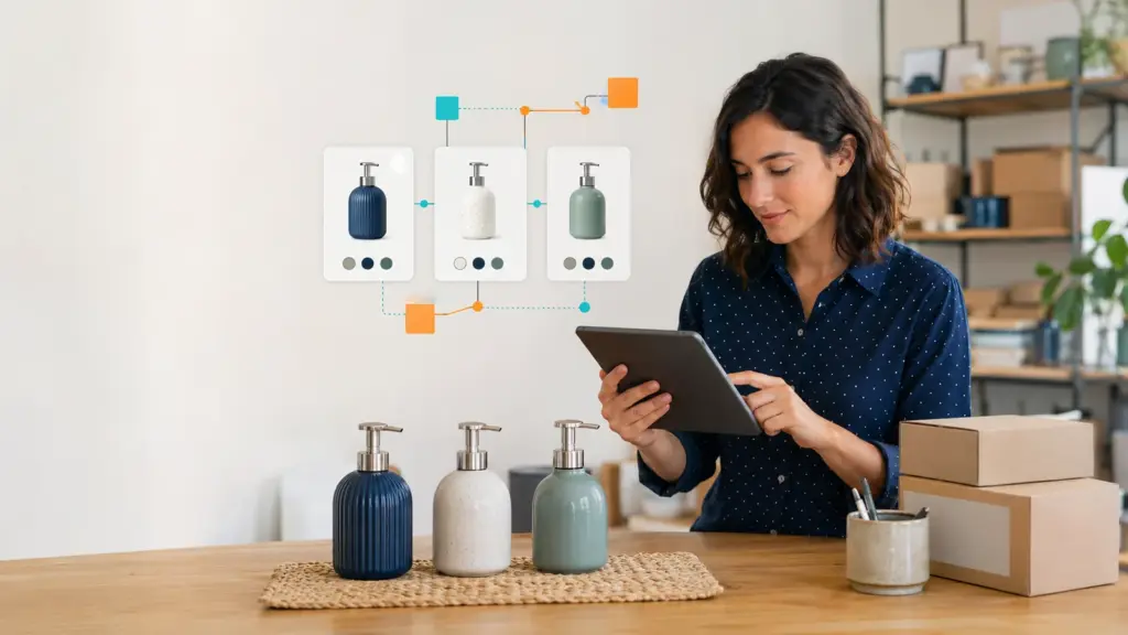 Catálogo preparado: SKU, atributos y variantes antes de vender en más de un canal